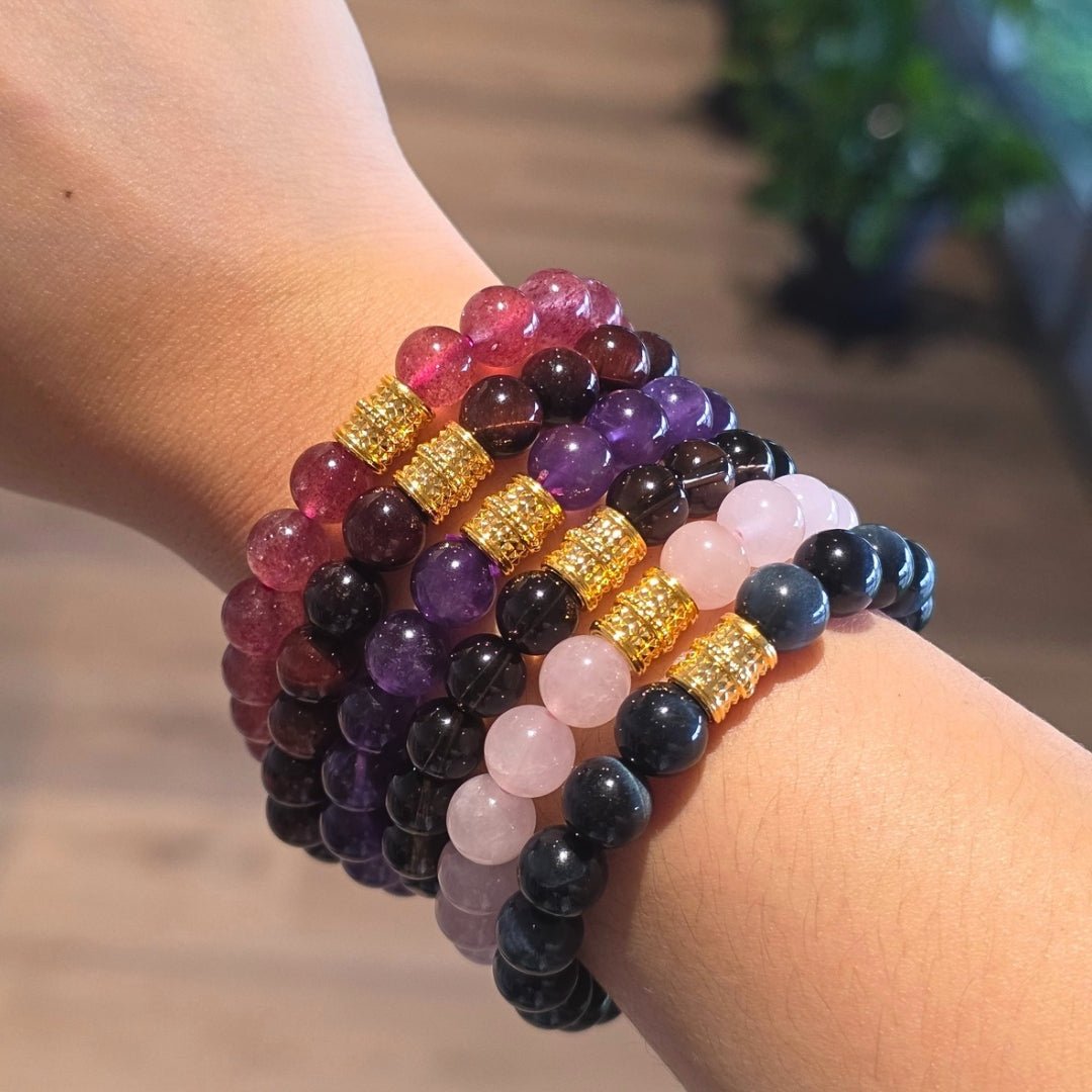 916 Gold 路路通 Fortune Barrel with Auspicious Beads Bracelet