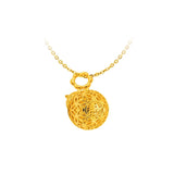 916 Gold 发财葫芦 Fortune Coin Gourd Pendant