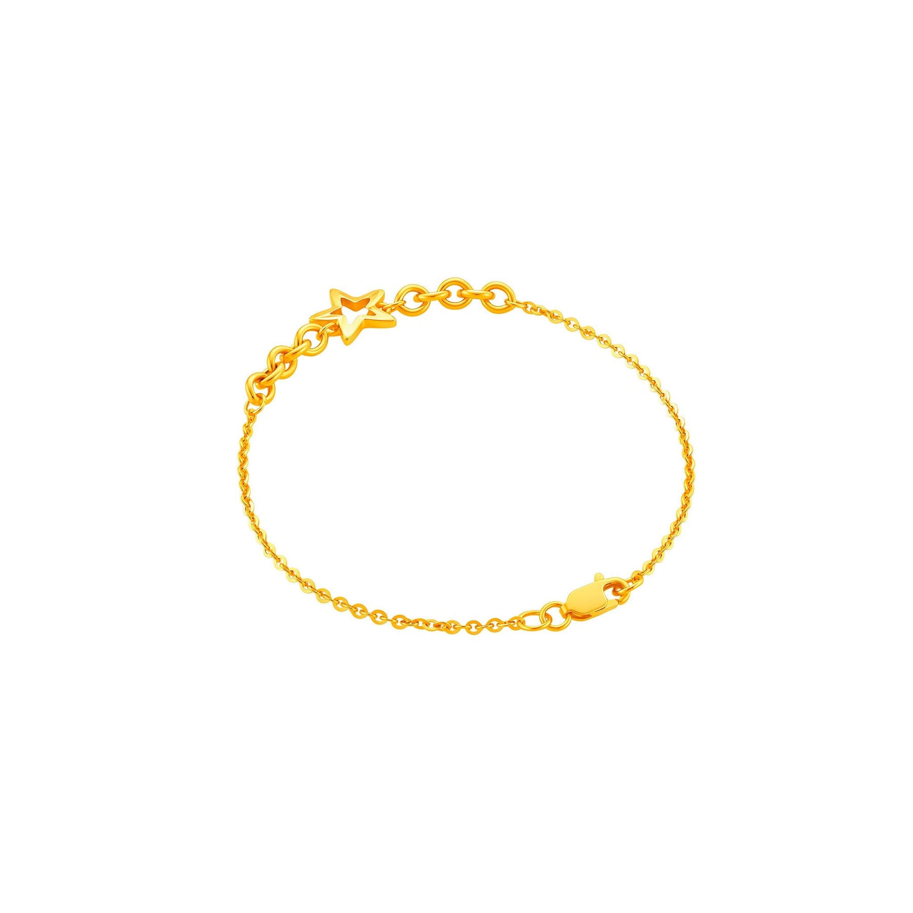 916 Gold Golden Starlet Bracelet