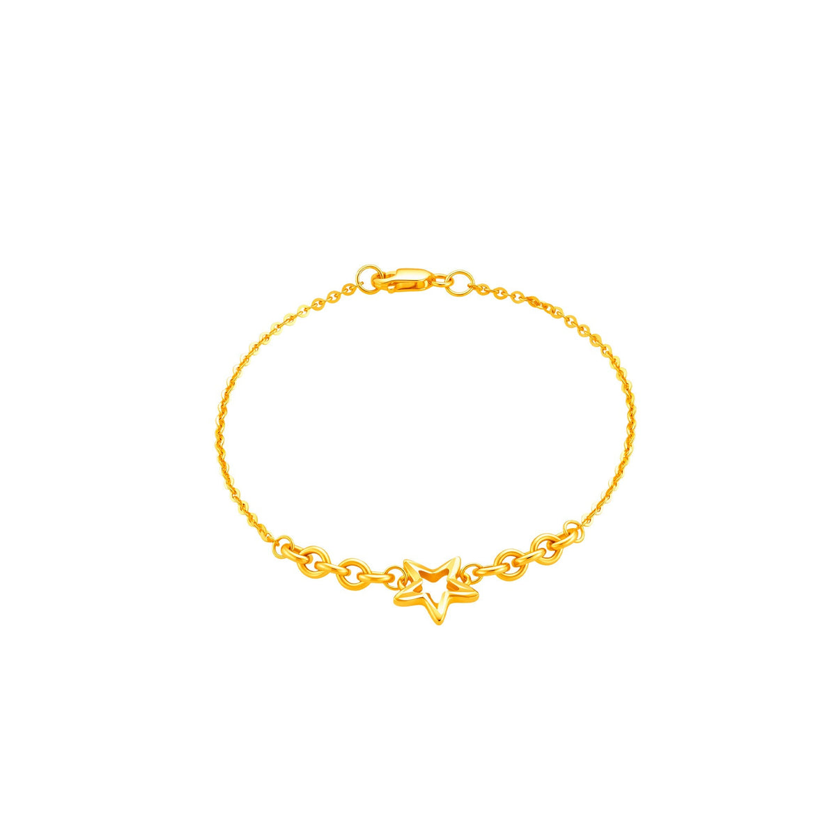 916 Gold Golden Starlet Bracelet
