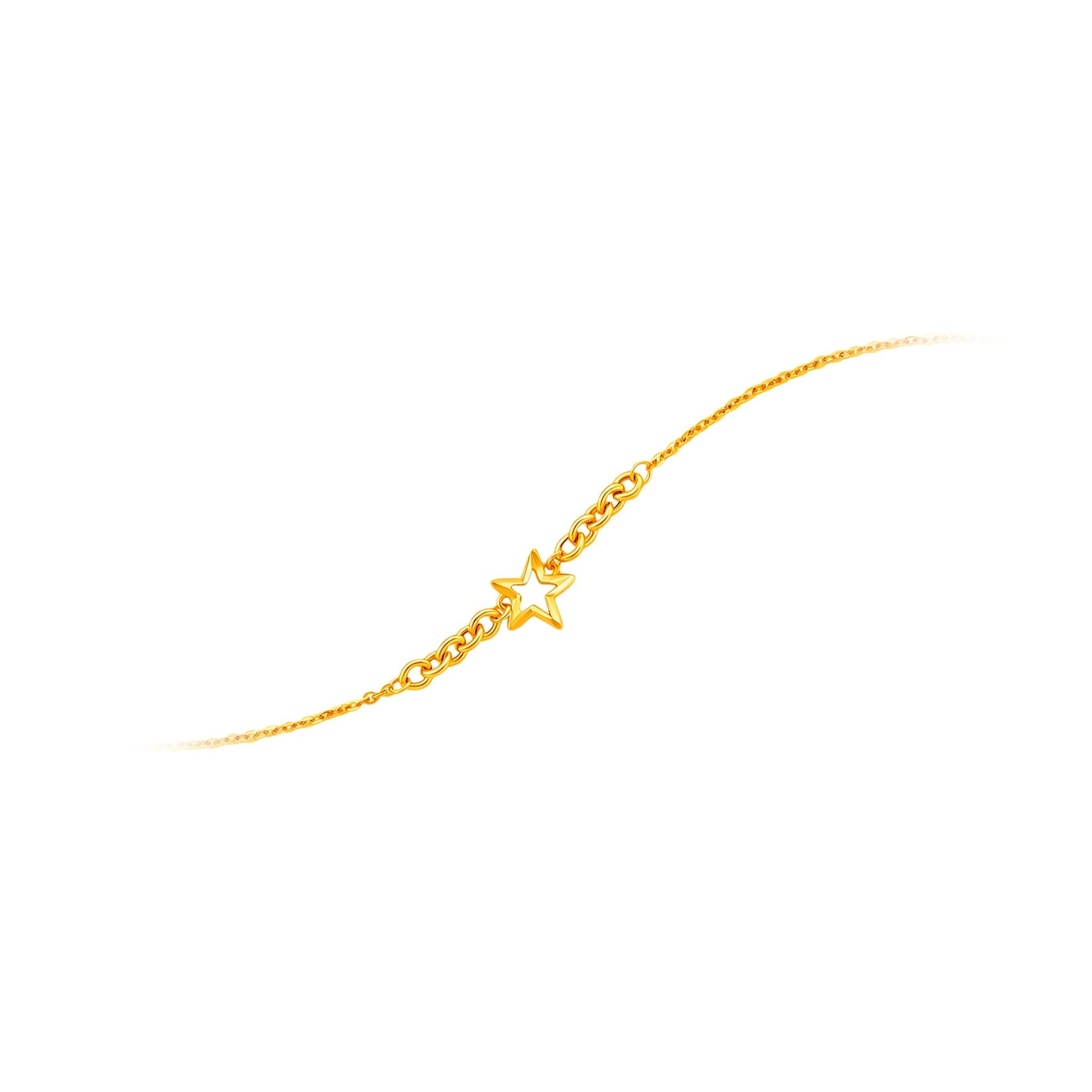 916 Gold Golden Starlet Bracelet