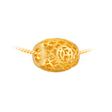 916 Gold Good Fortune Rolling Barrel Charm 好运来