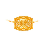 916 Gold Good Fortune Rolling Barrel Charm 好运来