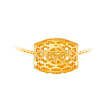916 Gold Good Fortune Rolling Barrel Charm 好运来