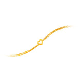 916 Gold Heart Harmony Bracelet
