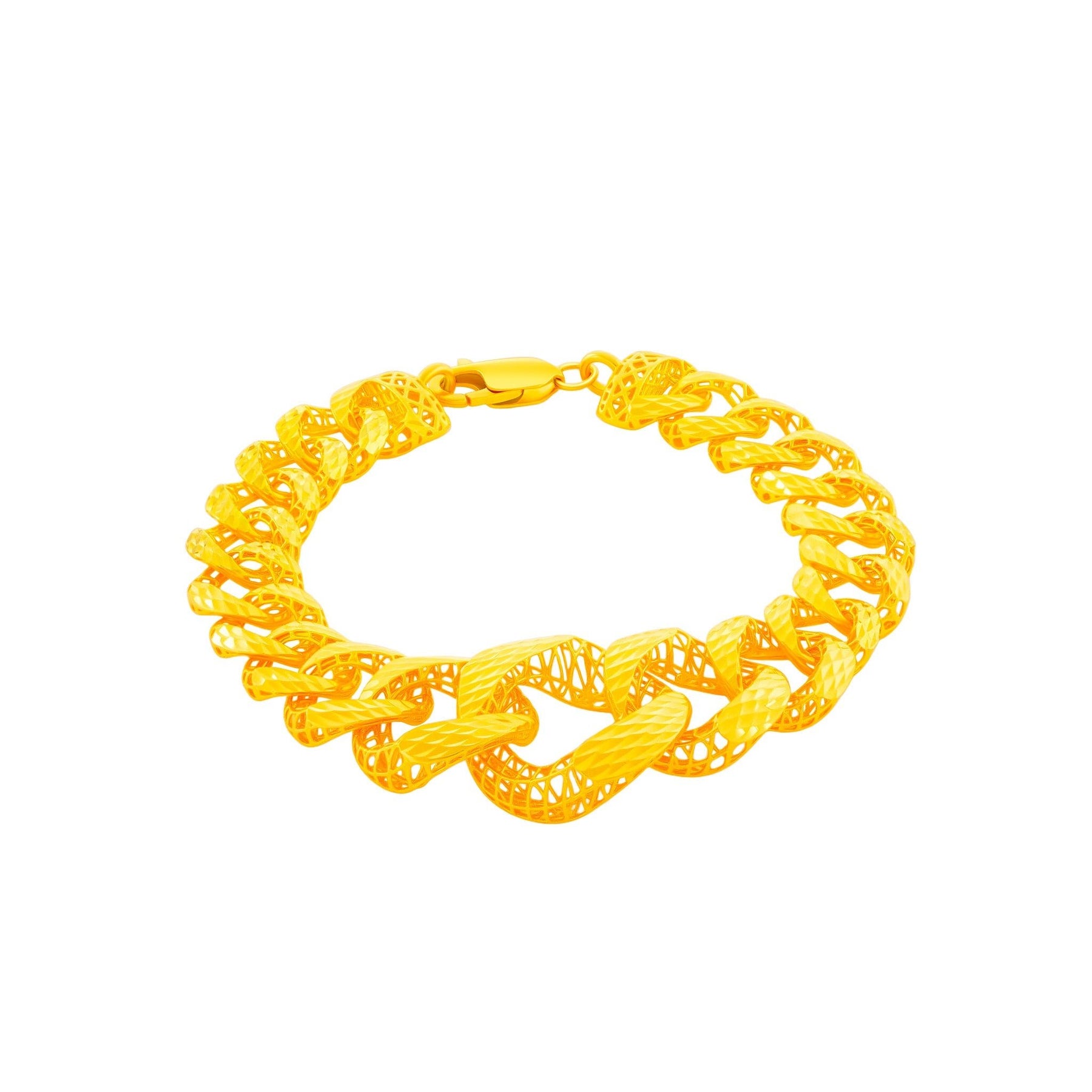 916 Gold Helix Bracelet