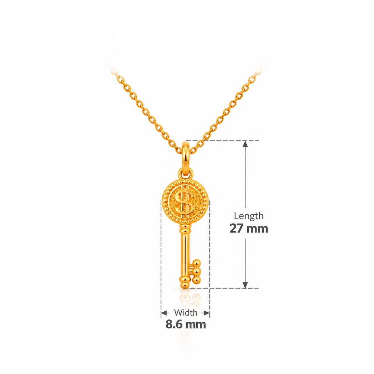 916 Gold Key Master Pendant