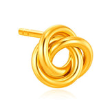 916 Gold Knotty Stud Earrings