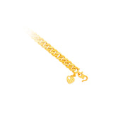 916 Gold Little Blessings Baby Curb Bracelet