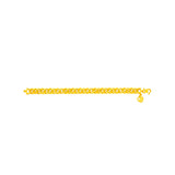916 Gold Little Blessings Baby Curb Bracelet