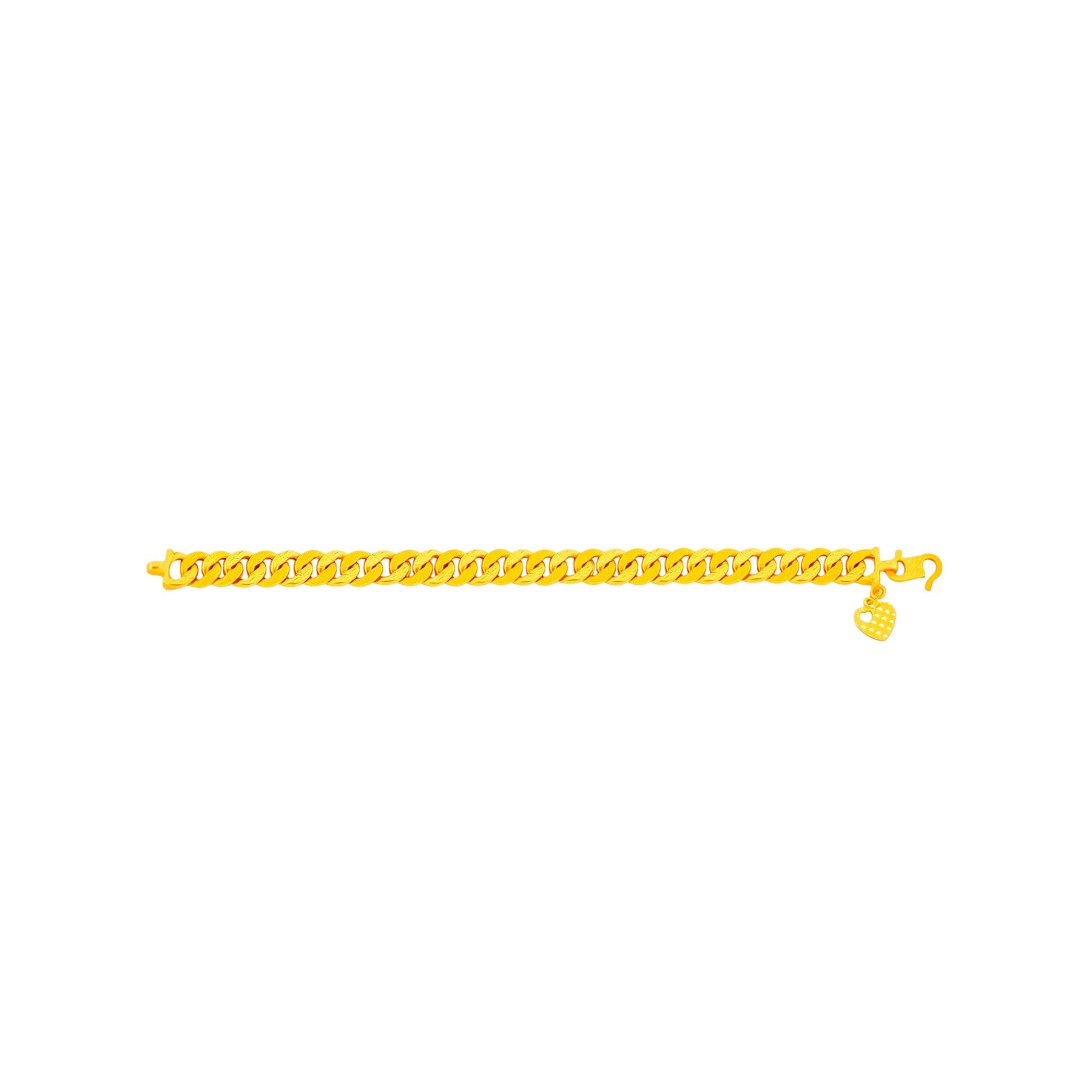 916 Gold Little Blessings Baby Curb Bracelet