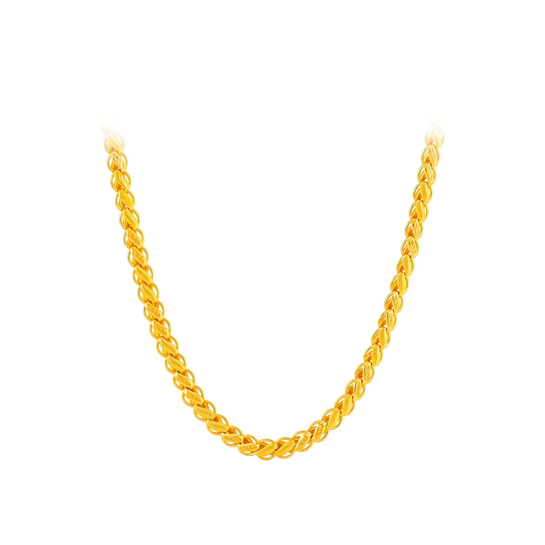 916 Gold Lotus Chain