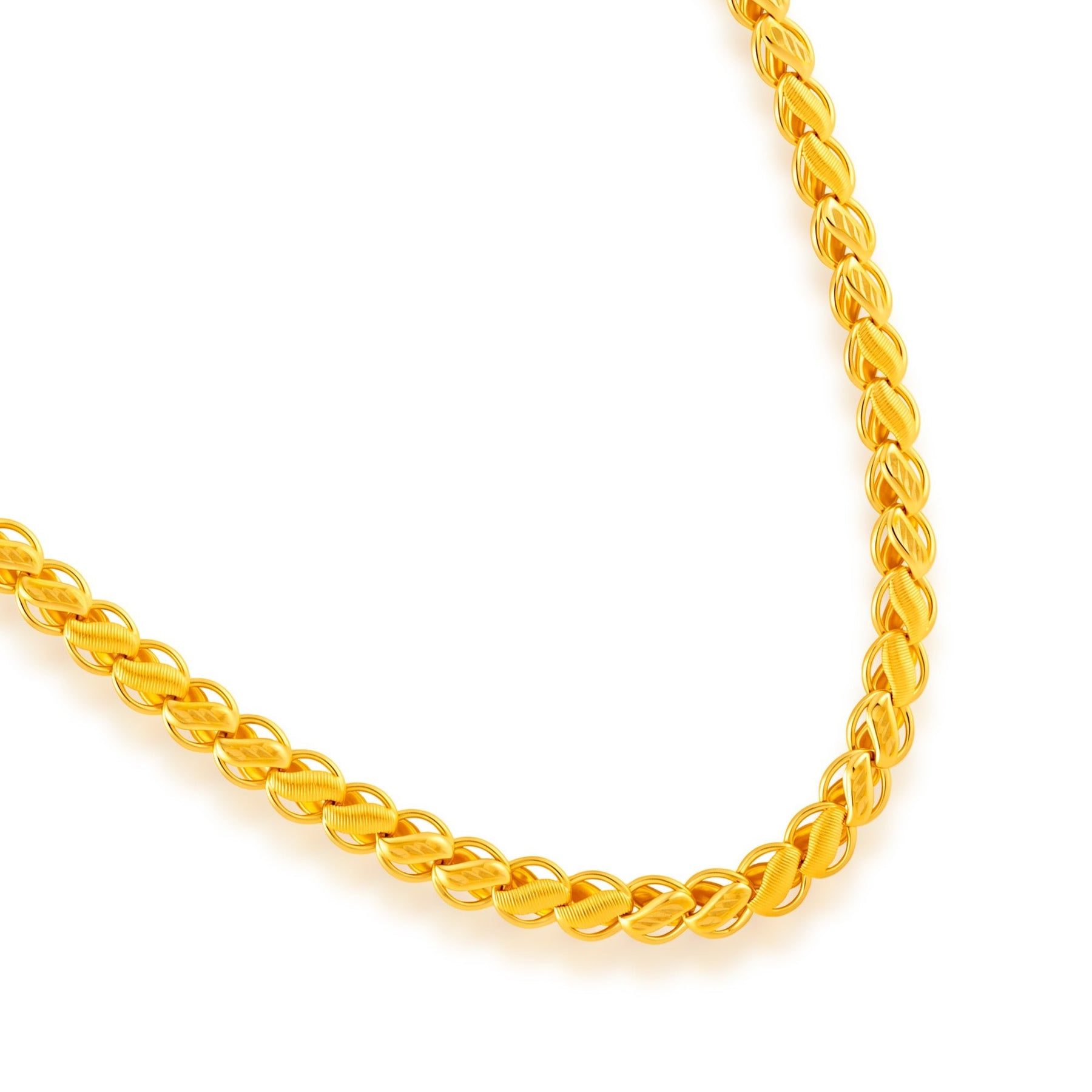 916 Gold Lotus Chain