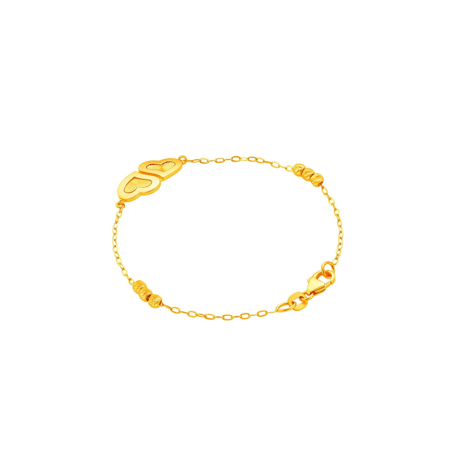 916 Gold Love Bond Bracelet