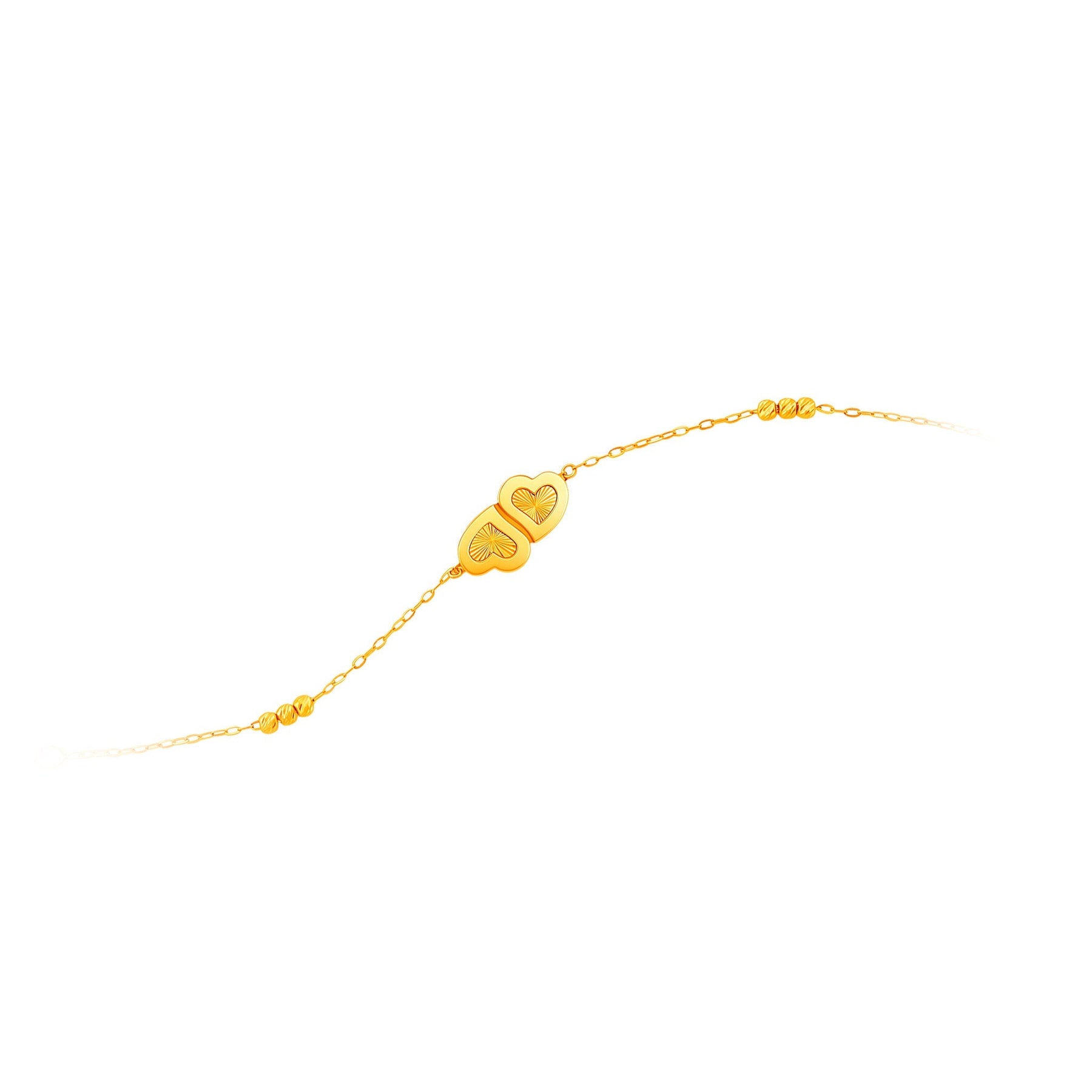 916 Gold Love Bond Bracelet