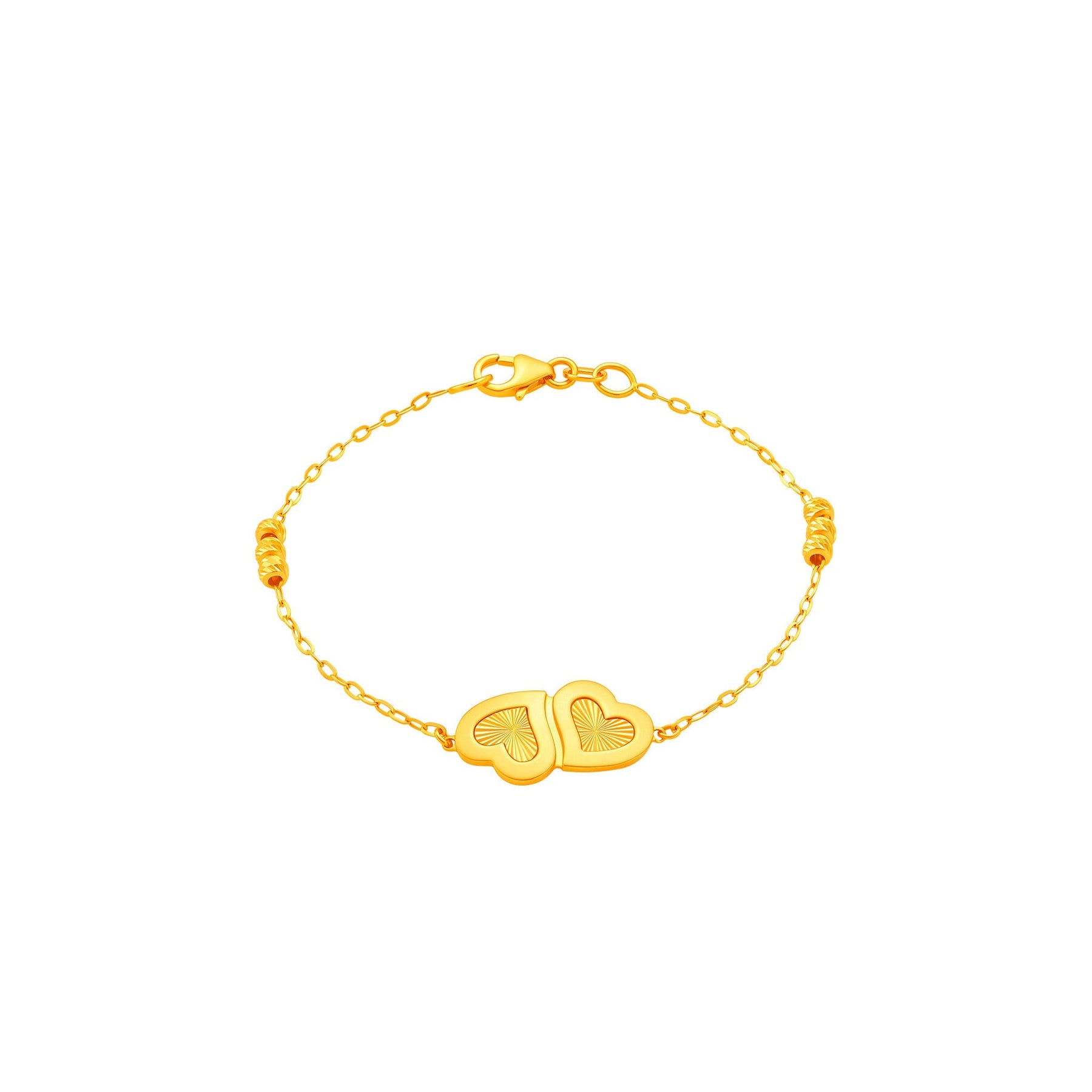 916 Gold Love Bond Bracelet
