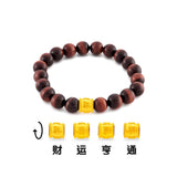 916 Gold Lucky Barrel Bracelet