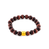 916 Gold Lucky Barrel Bracelet