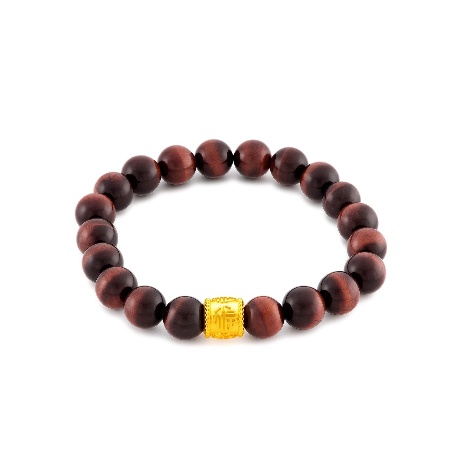 916 Gold Lucky Barrel Bracelet