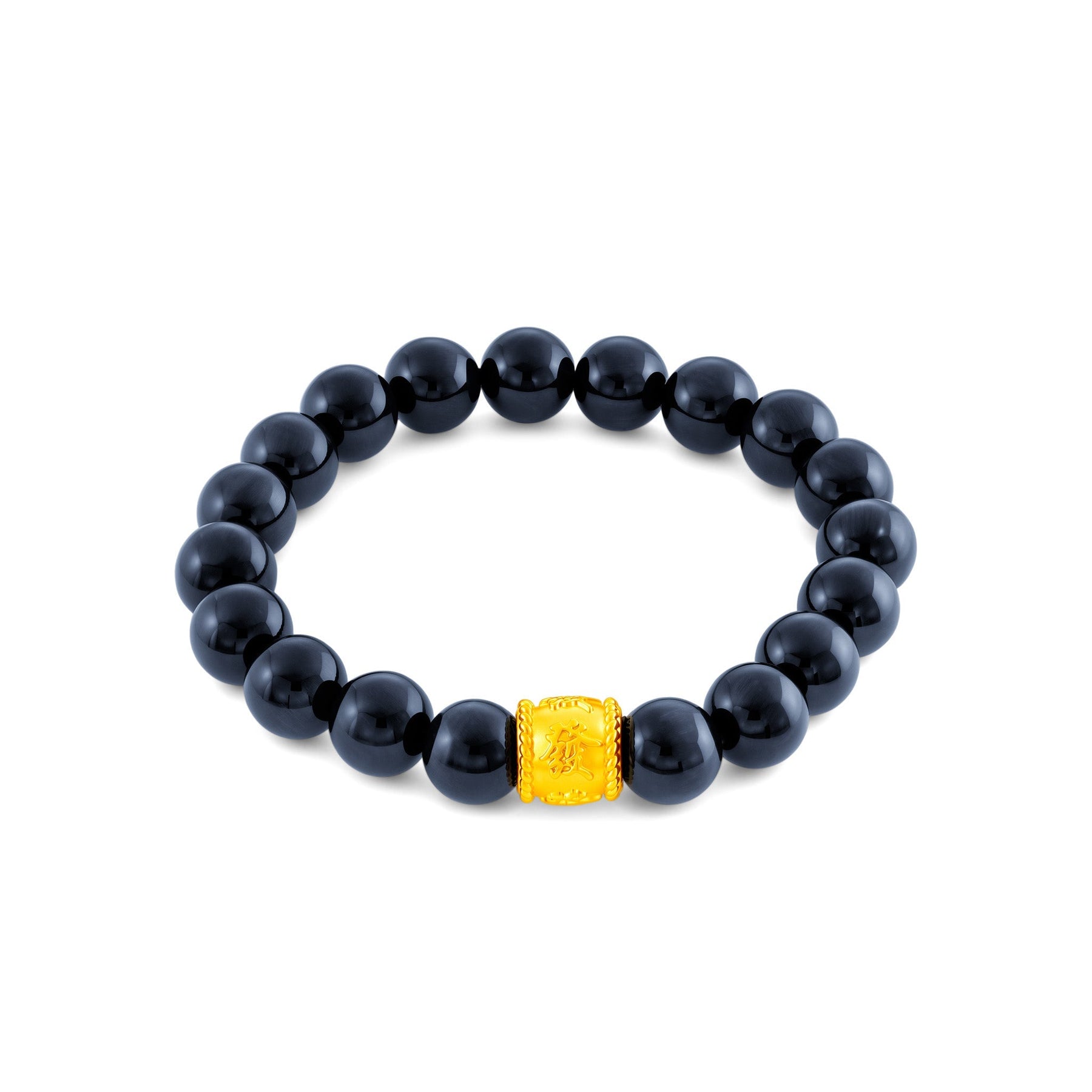 916 Gold Lucky Barrel Bracelet