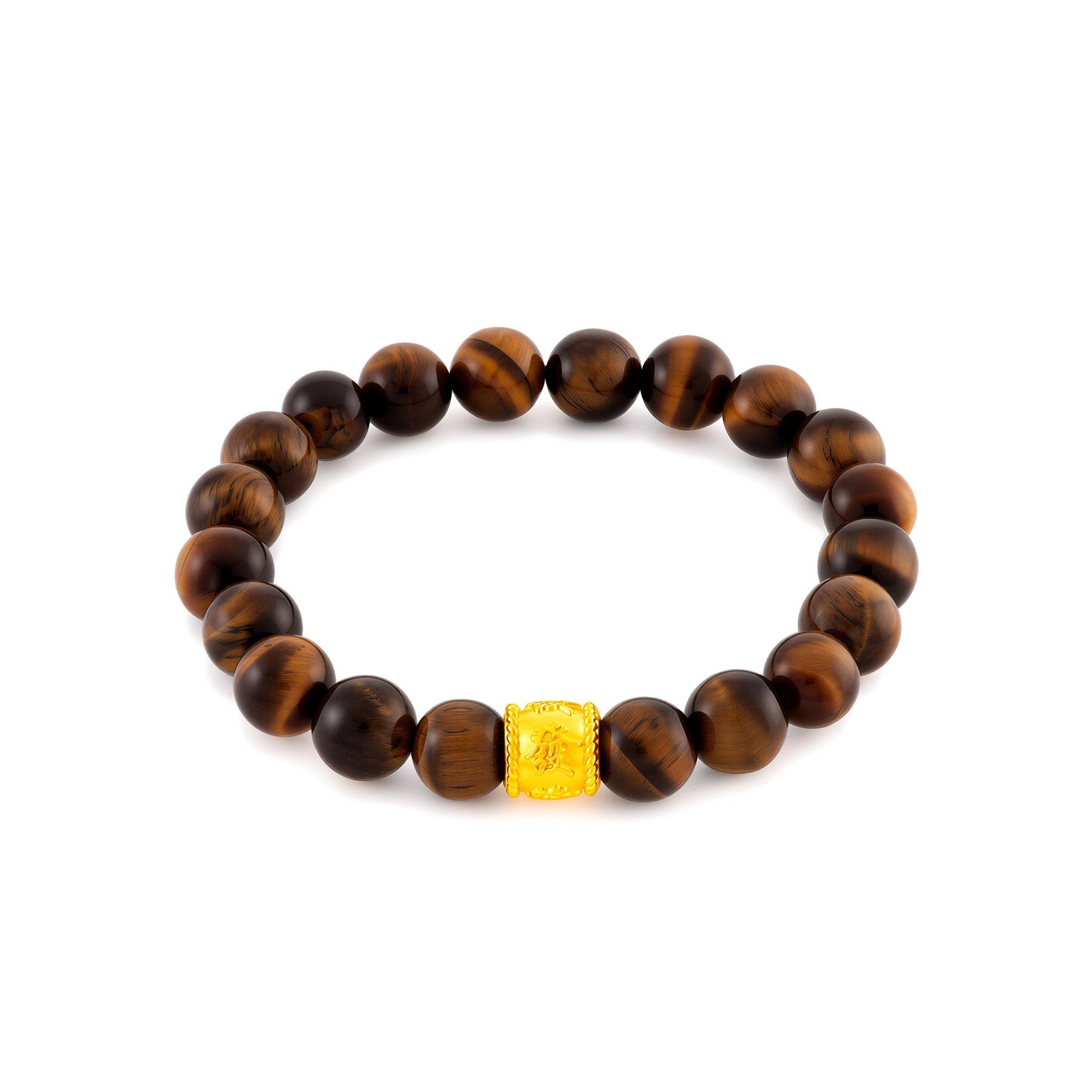 916 Gold Lucky Barrel Bracelet