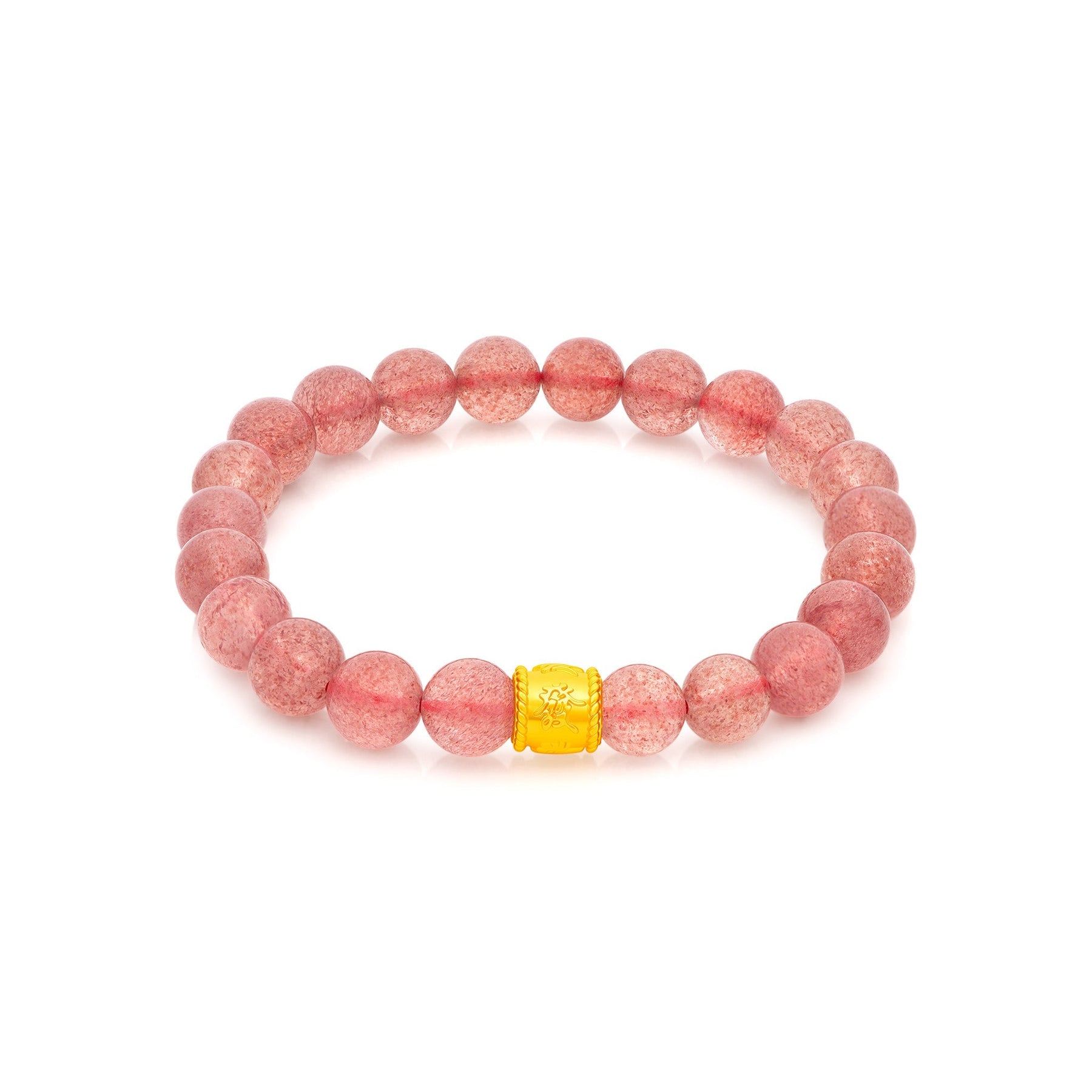 916 Gold Lucky Barrel Bracelet