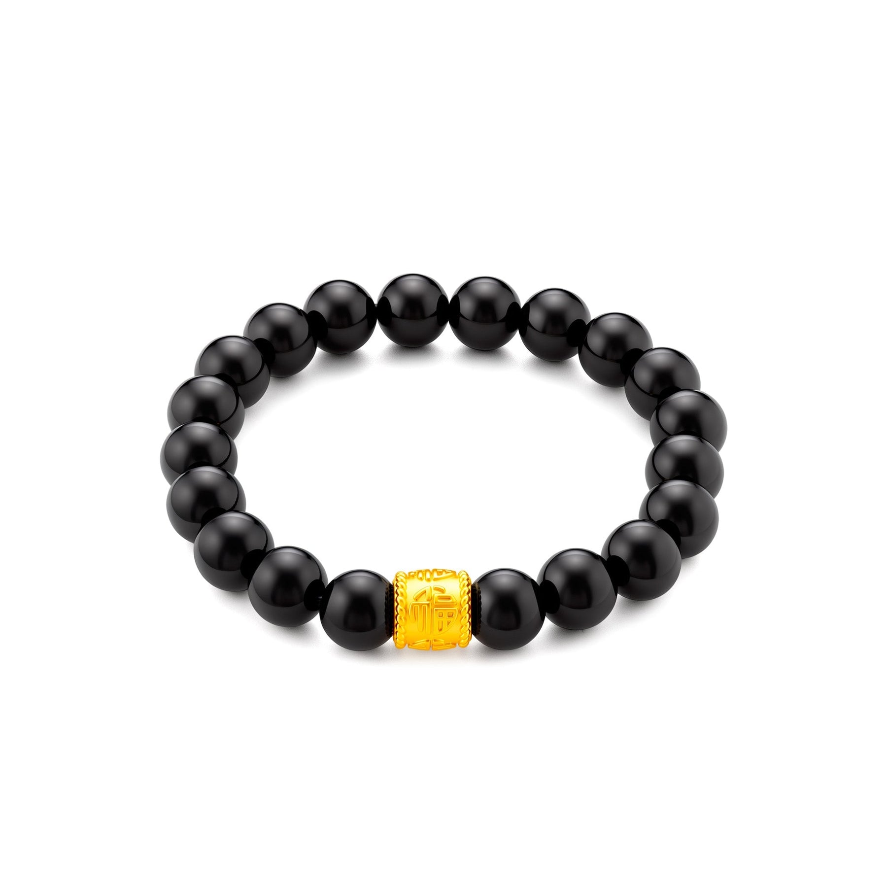 916 Gold Lucky Barrel Bracelet