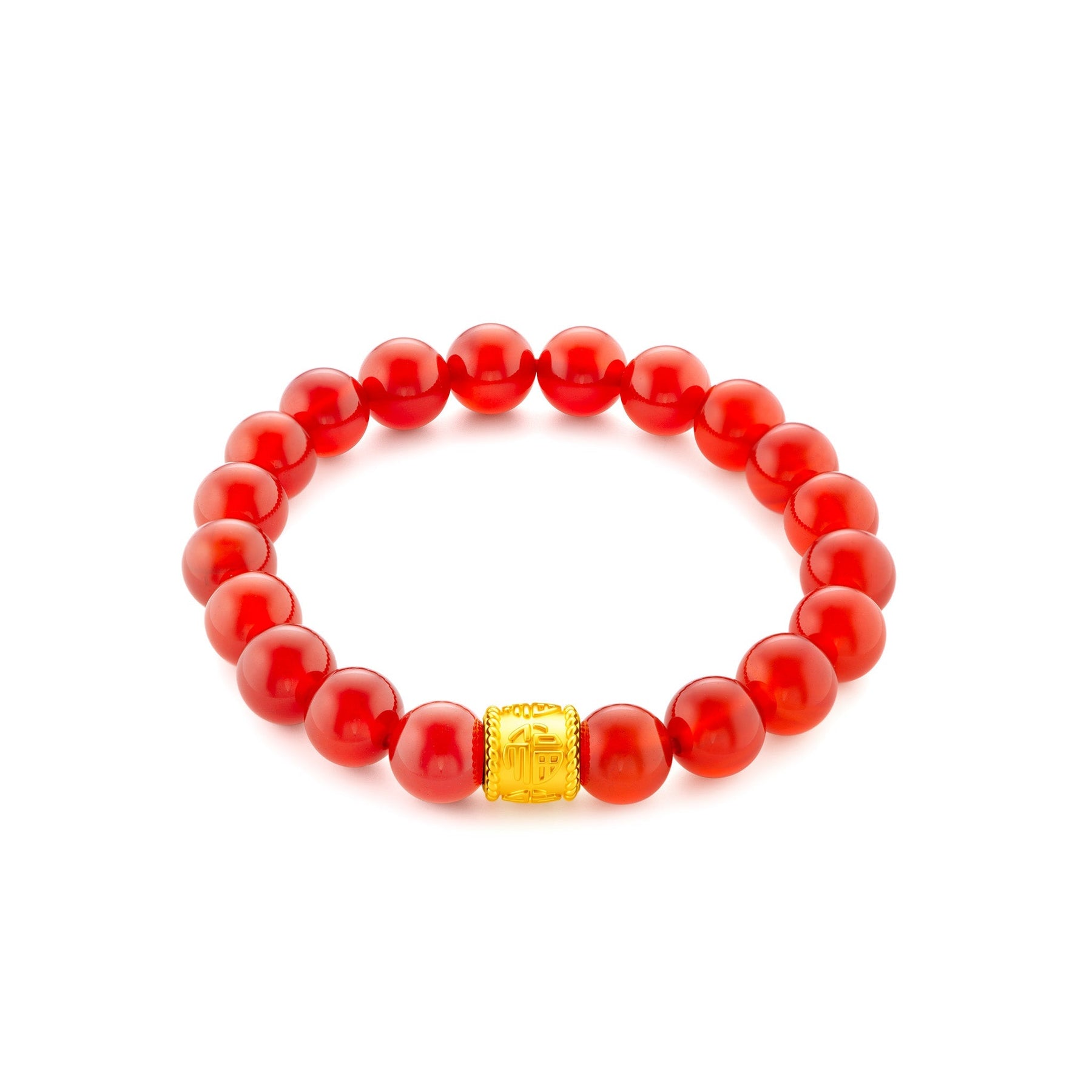 916 Gold Lucky Barrel Bracelet