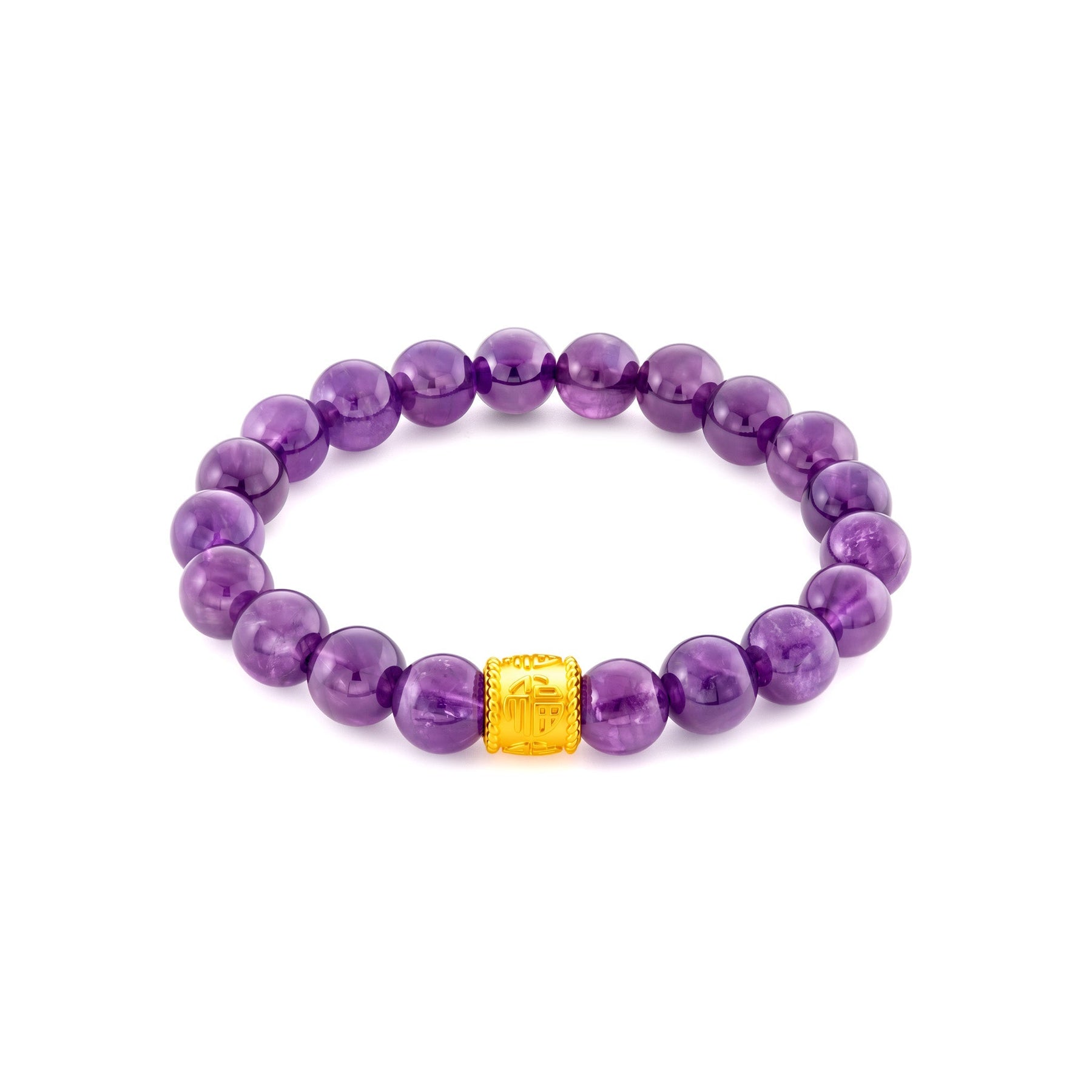 916 Gold Lucky Barrel Bracelet
