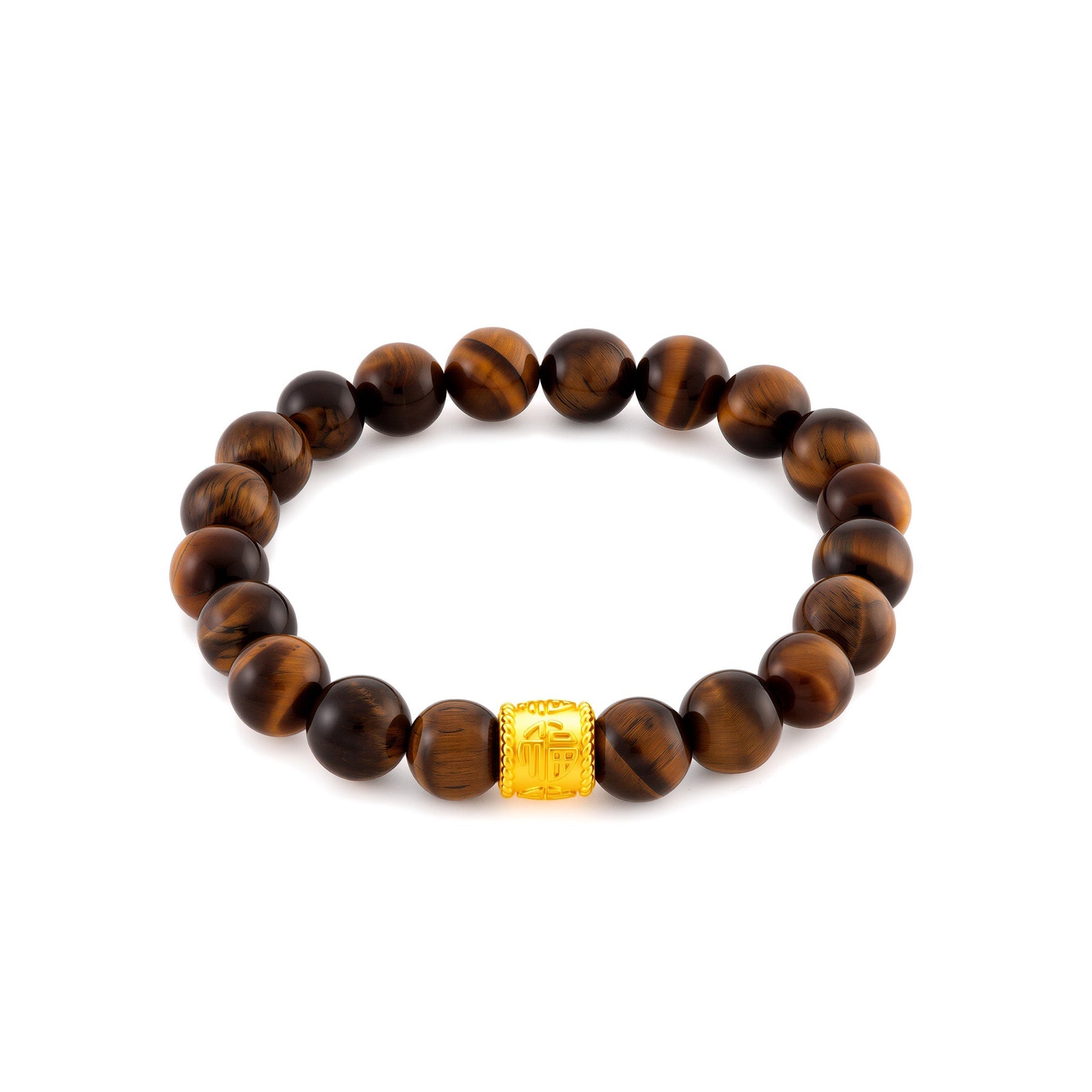 916 Gold Lucky Barrel Bracelet