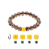 916 Gold Lucky Barrel Bracelet