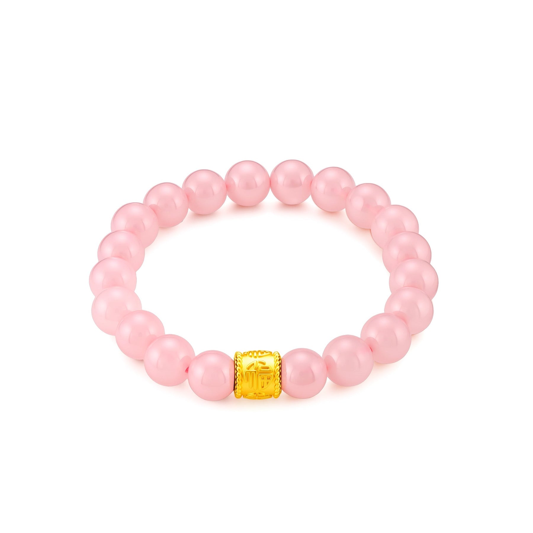 916 Gold Lucky Barrel Bracelet