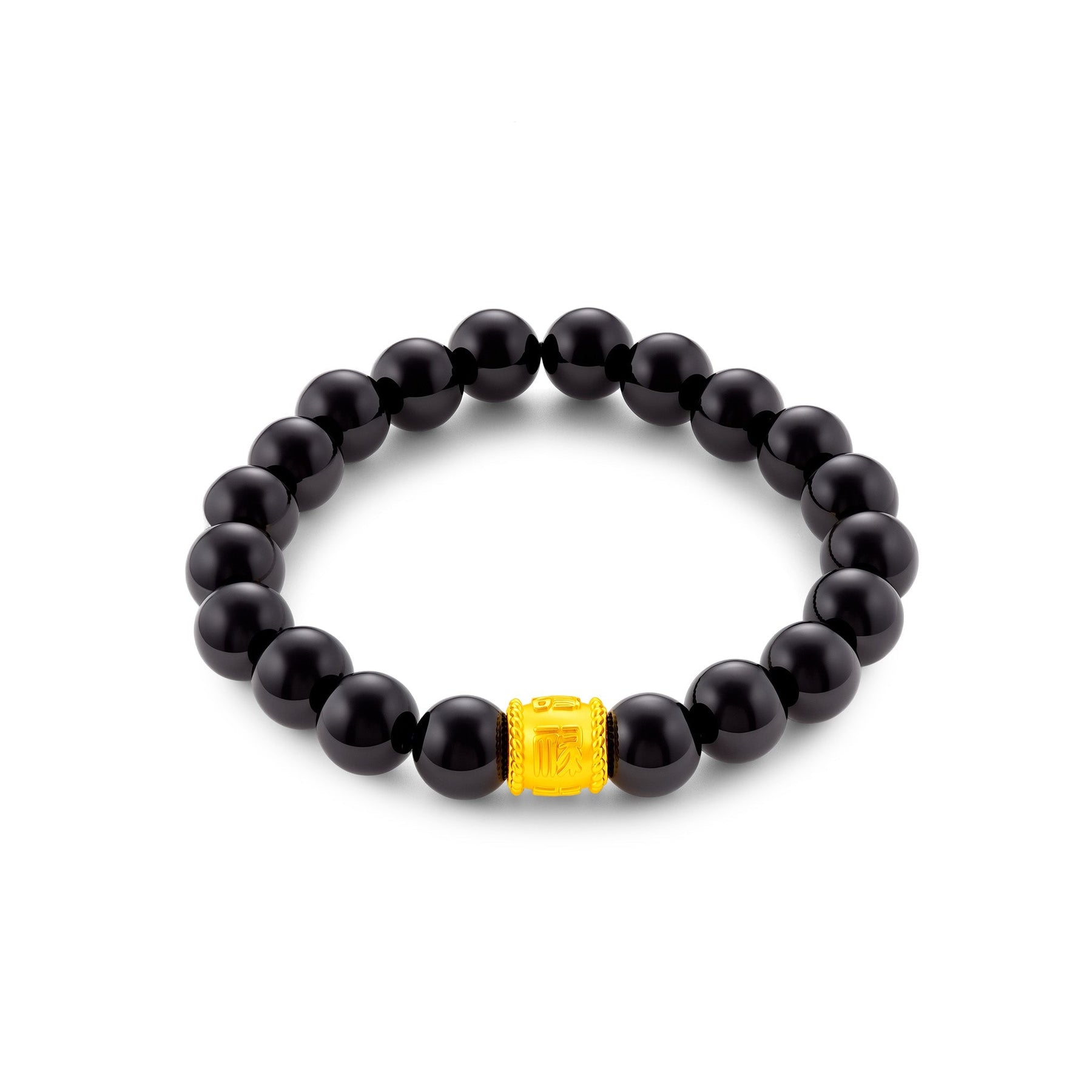 916 Gold Lucky Barrel Bracelet