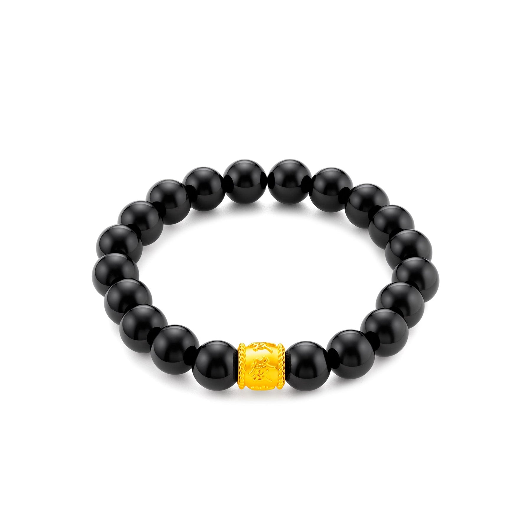 916 Gold Lucky Barrel Bracelet
