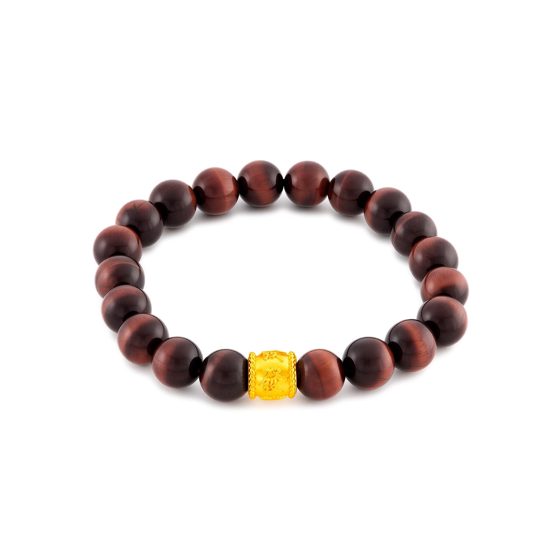 916 Gold Lucky Barrel Bracelet