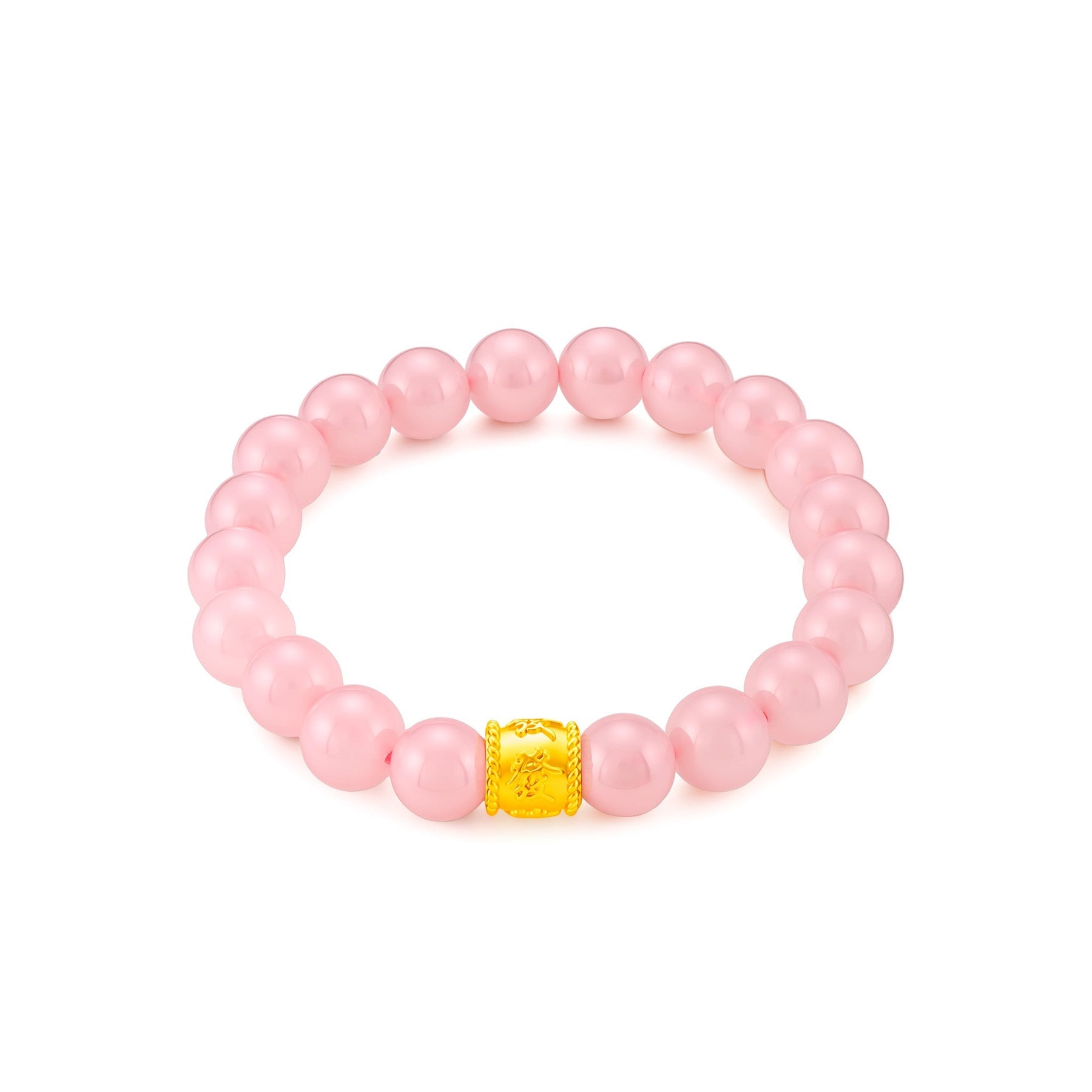916 Gold Lucky Barrel Bracelet