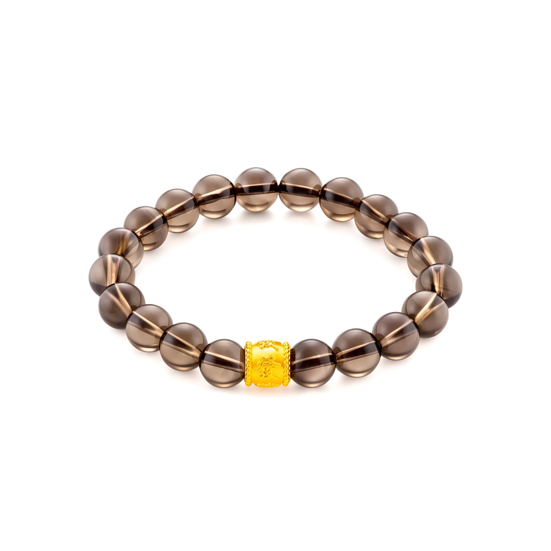 916 Gold Lucky Barrel Bracelet