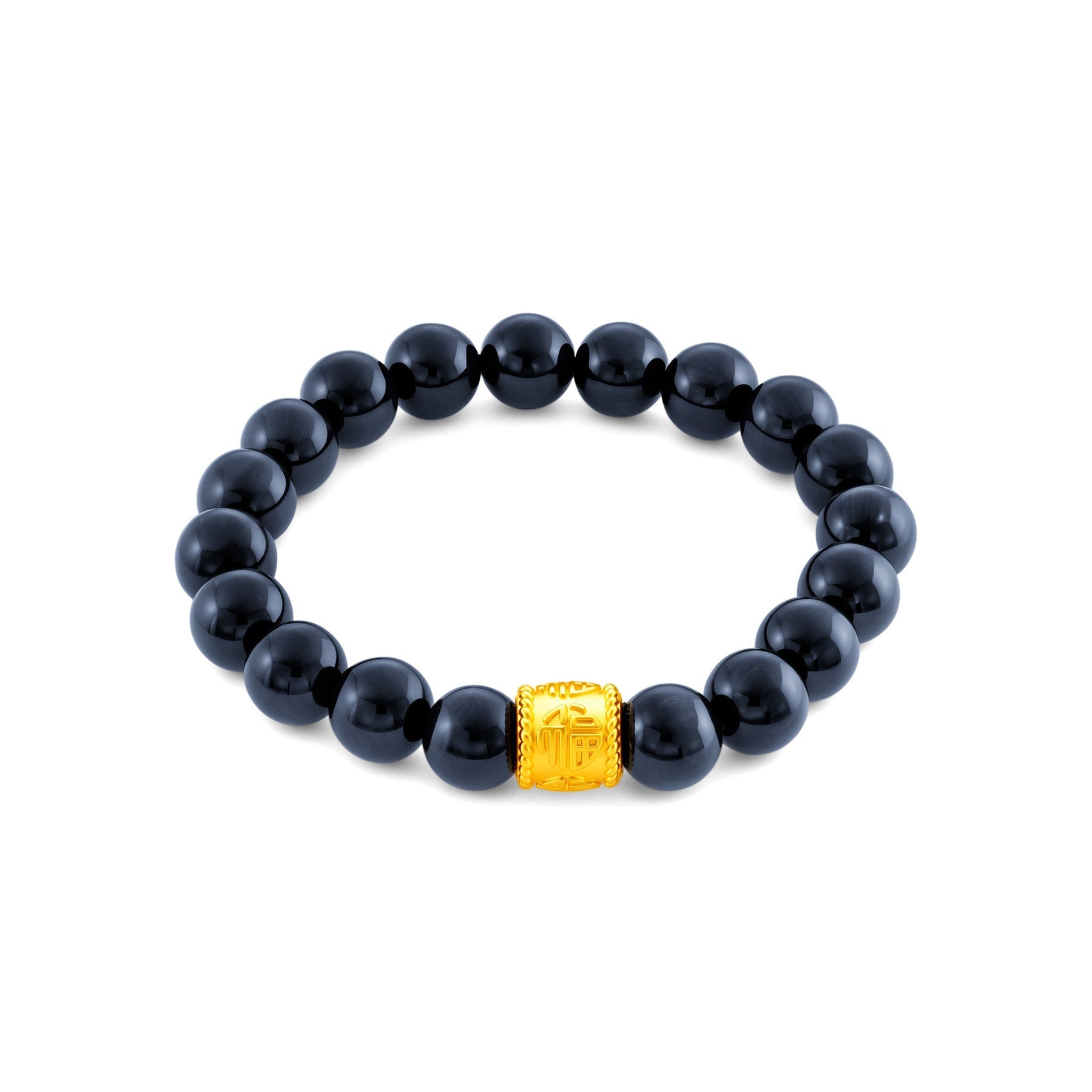 916 Gold Lucky Barrel Bracelet