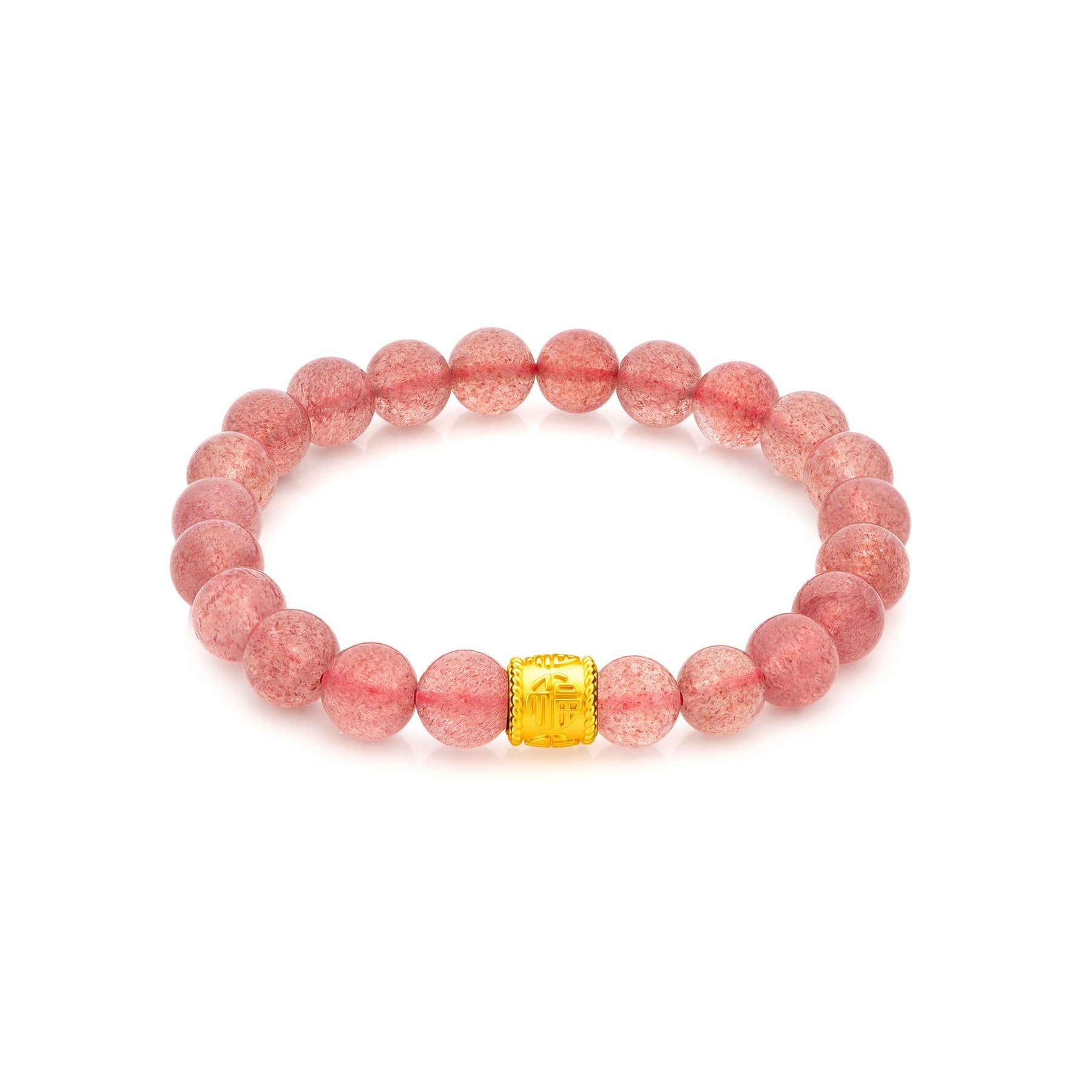916 Gold Lucky Barrel Bracelet