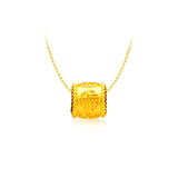 916 Gold Lucky Barrel Pendant (For TikTok)