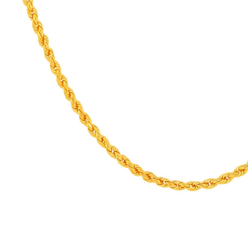 916 Gold Mini Rope Chain