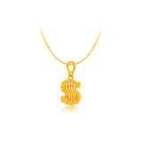 916 Gold Money Sign Abacus Pendant (For TikTok)