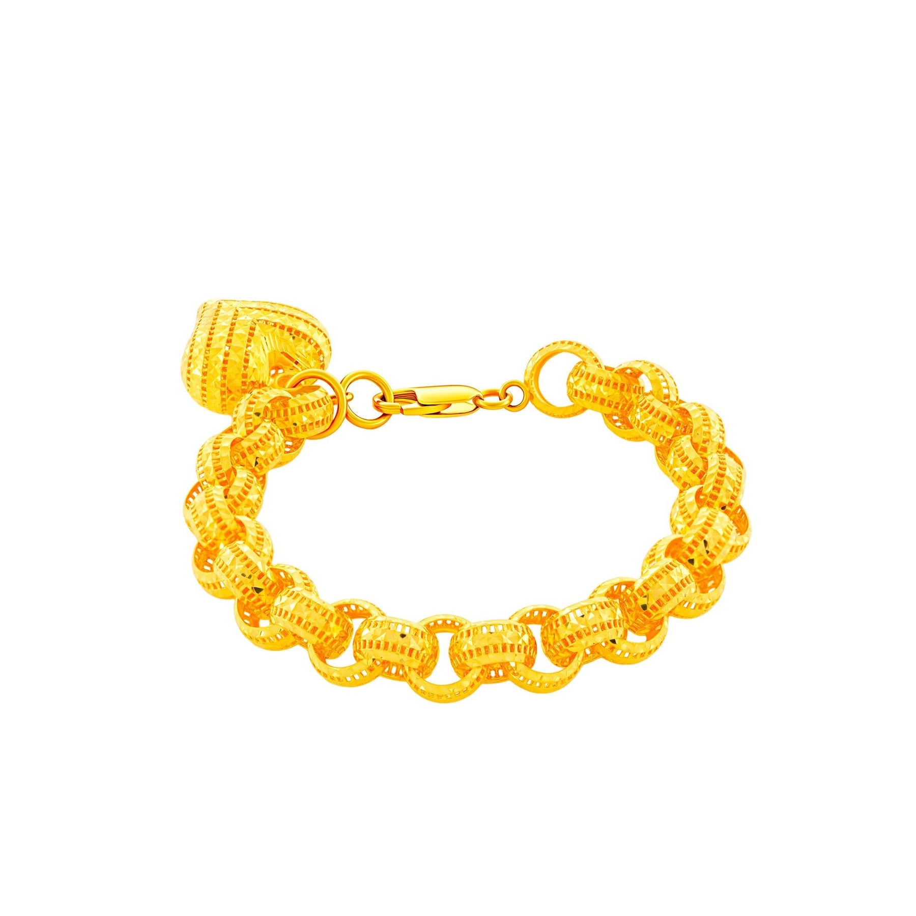 916 Gold Power of Love Bracelet
