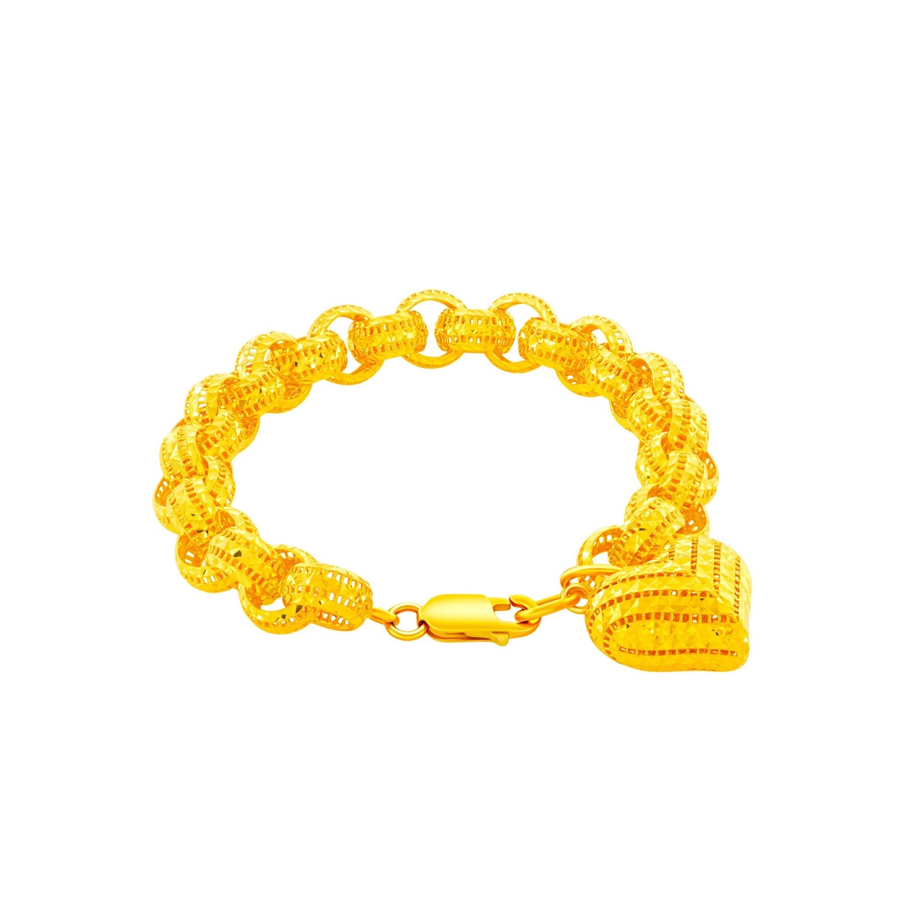916 Gold Power of Love Bracelet