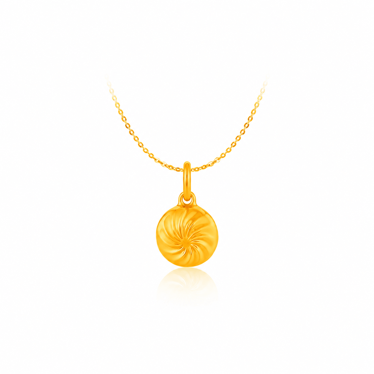 916 Gold Prosperity Dumpling Pendant (For TikTok)