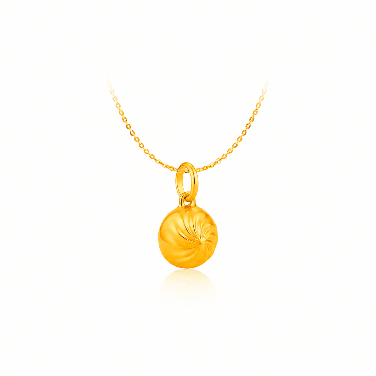 916 Gold Prosperity Dumpling Pendant (For TikTok)