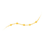 916 Gold Quintet Bead Bracelet
