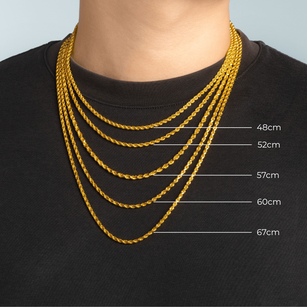 916 Gold Renzi 人字 Chain
