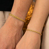 916 Gold Rope Bracelet