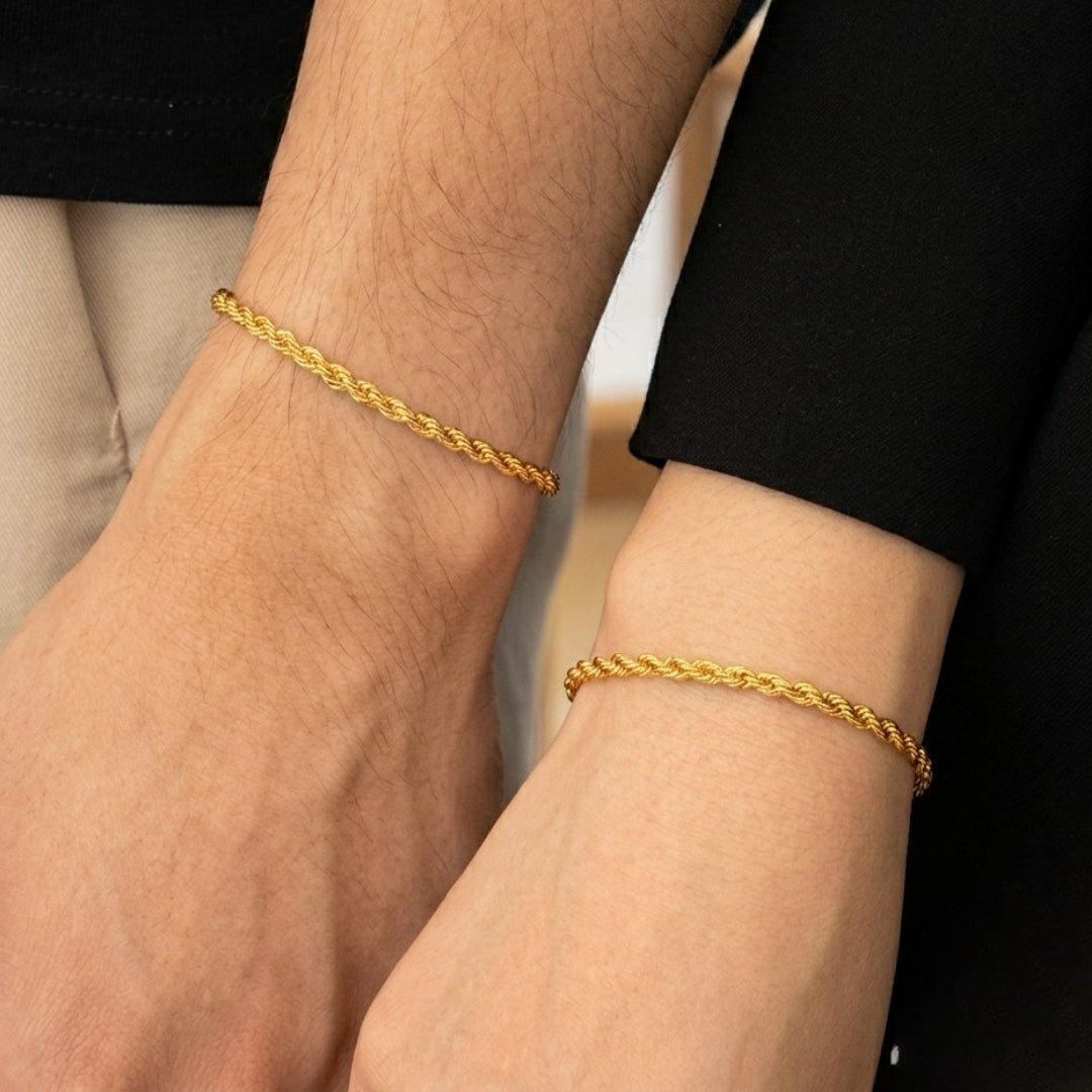 916 Gold Rope Bracelet